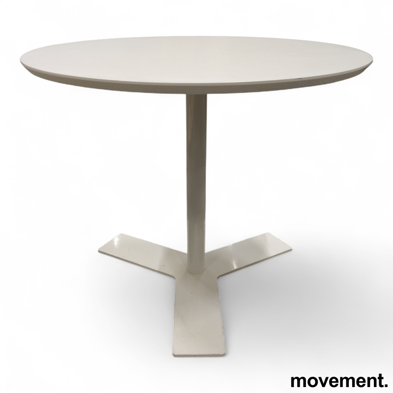 Column Ø=90cm Hvit laminat,