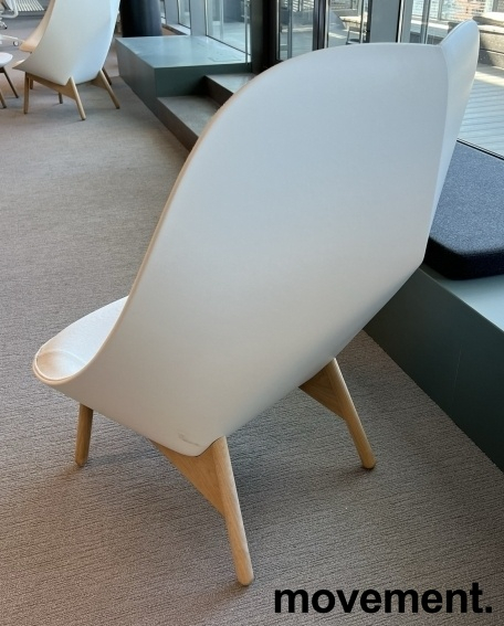 Uchiwa Lyst grått stoff, ben i eik,