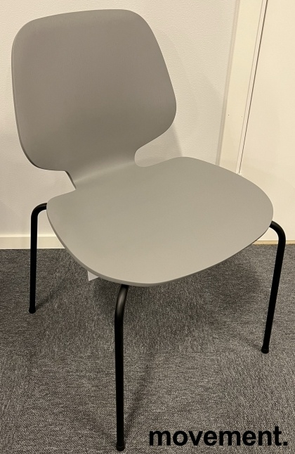 My Chair Grålakkert eikefiner, sort