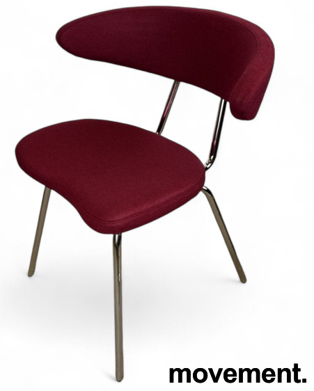 Ving Burgunderrødt stoff(Nevotex - 1 / 2