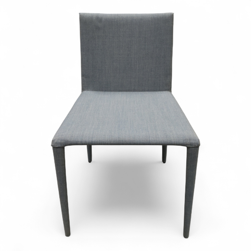 Norma 4 legs Blått stoff (Kvadrat