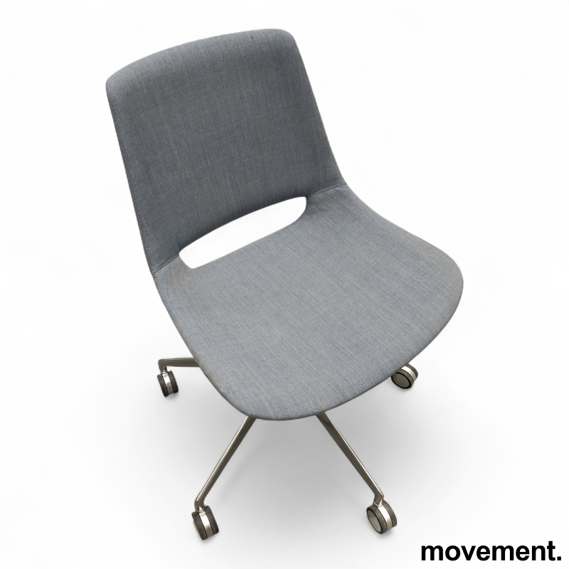 Palm på hjul Blått stoff (Kvadrat - 2 / 3