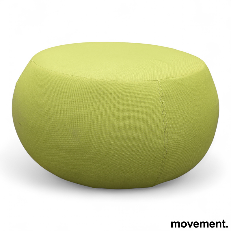 Pix puff Ø=87cm Limegrønt stoff,