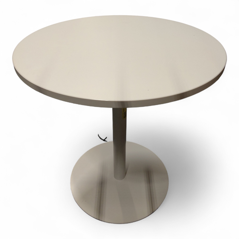 Kafebord Ø=70cm Hvit, Pent brukt