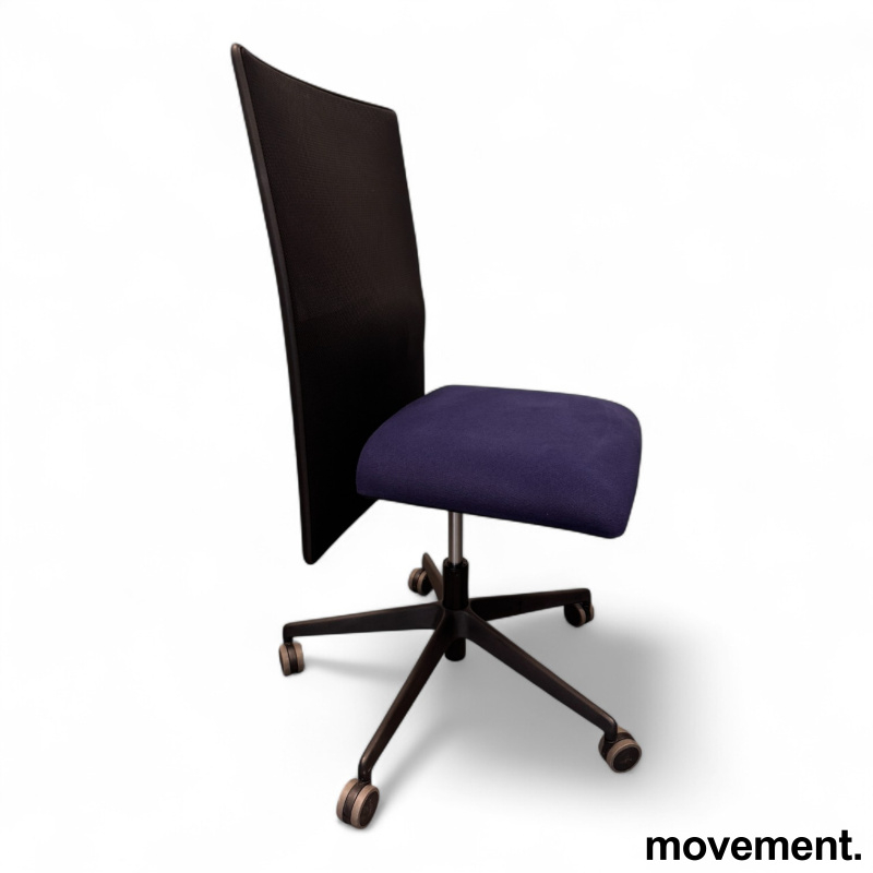 Planesit Blått stoff i setet, sort