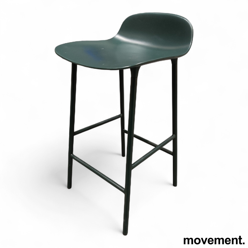 Form barstol 65cm Grønn, Brukt - 1 / 3