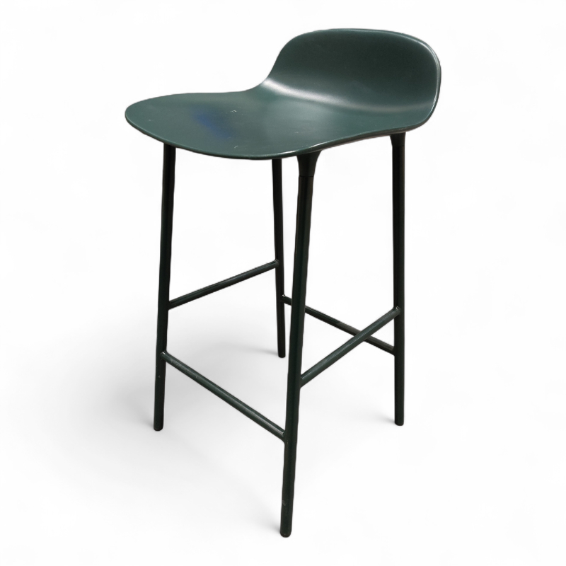 Form barstol 65cm Grønn, Brukt