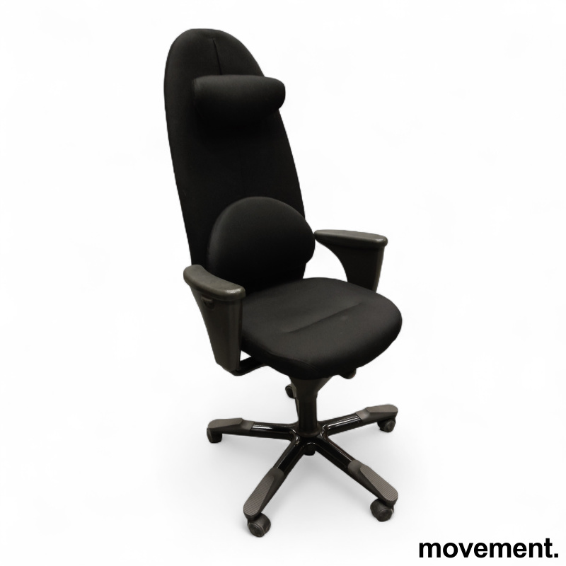 Signet medium rygg med armlene Sort - 1 / 2