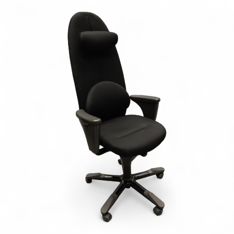 Signet medium rygg med armlene Sort