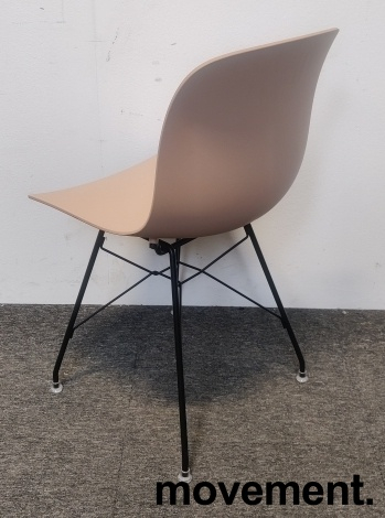 Troy Rosa skall, sortlakkerte ben,