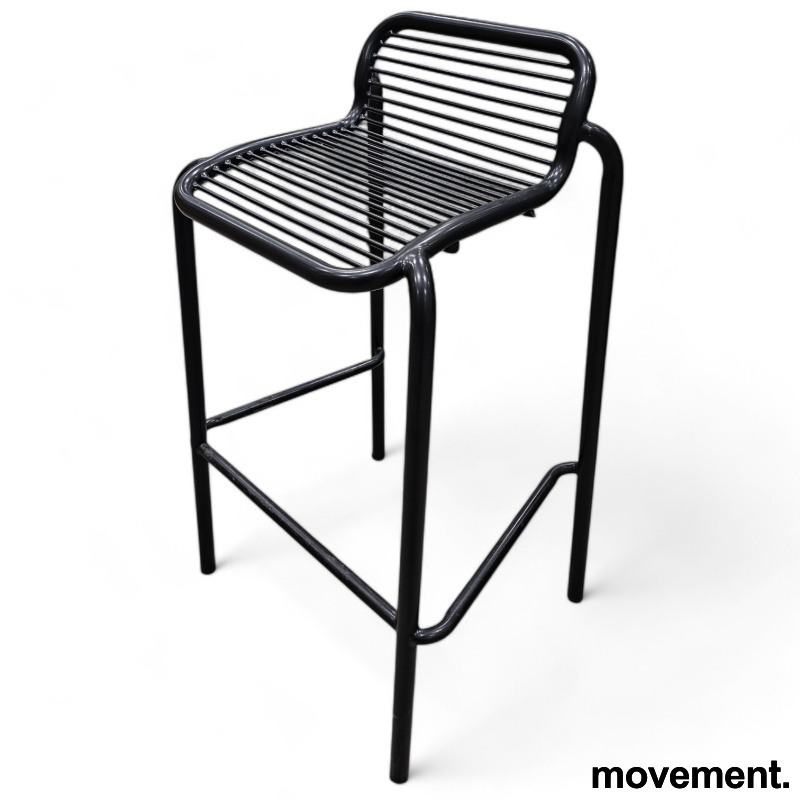 Vig Barstol 75cm SH Sort, Pent - 1 / 3