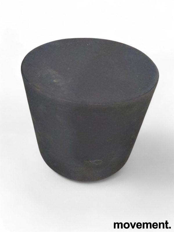 Visiona puff Ø42 Mørkt blått stoff, - 1 / 2