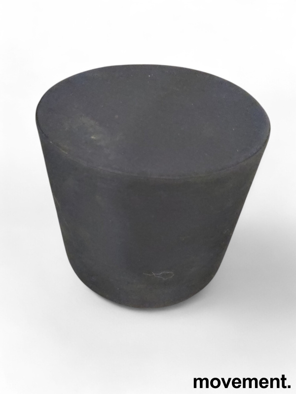 Visiona puff Ø42 Mørkt blått stoff,