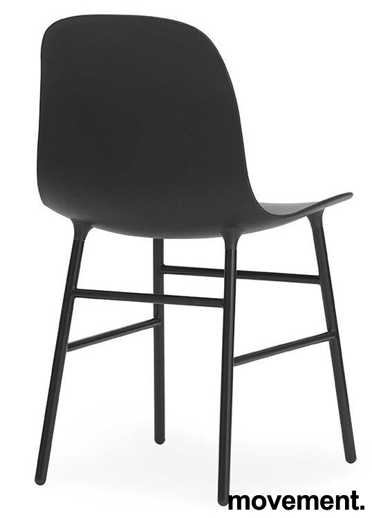Form Chair metal Sort, Ubrukt - 4 / 5
