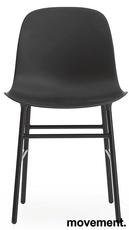 Form Chair metal Sort, Ubrukt - 2 / 5