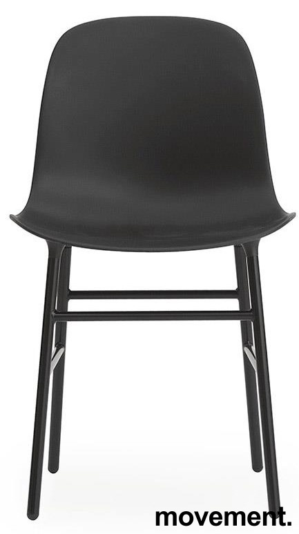 Form Chair metal Sort, Ubrukt