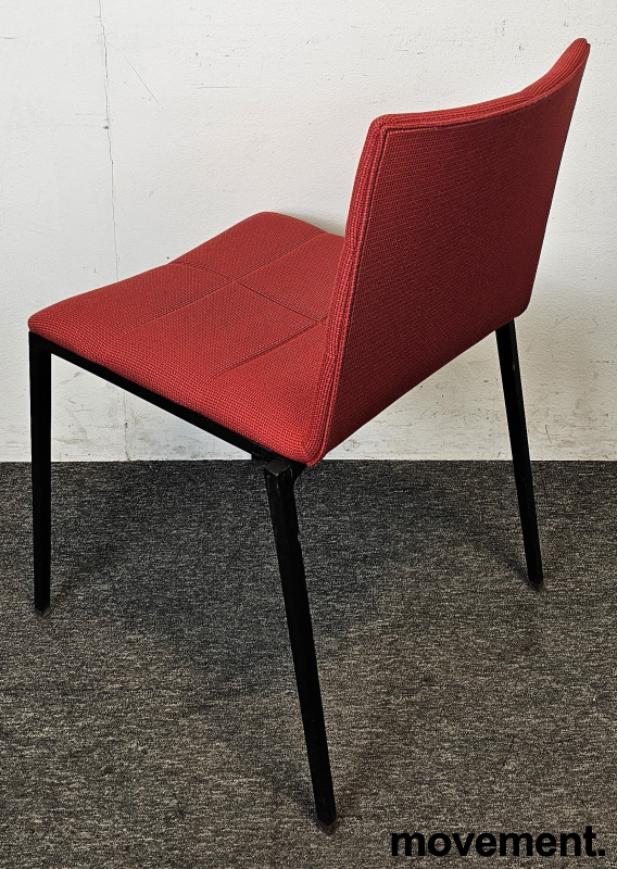 Archal 4 ben Rødt stoff, ben i - 3 / 5