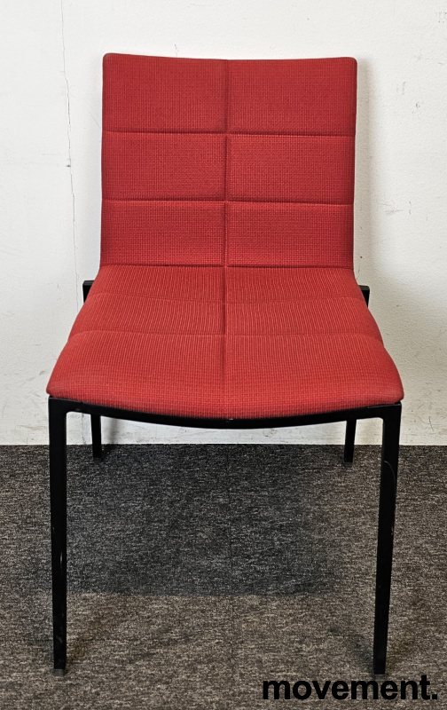 Archal 4 ben Rødt stoff, ben i - 4 / 5