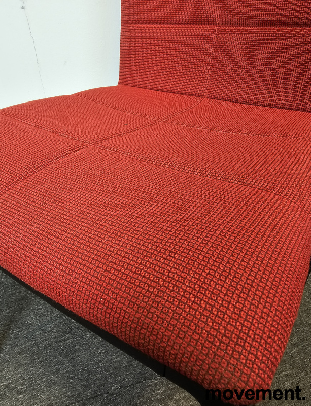 Archal 4 ben Rødt stoff, ben i - 5 / 5