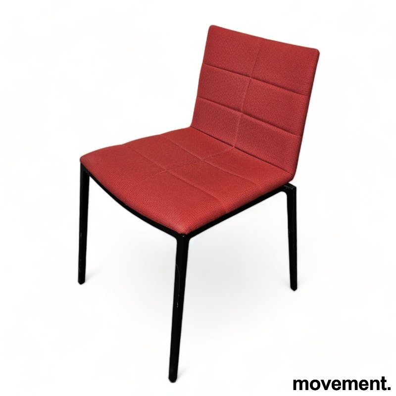 Archal 4 ben Rødt stoff, ben i - 1 / 5