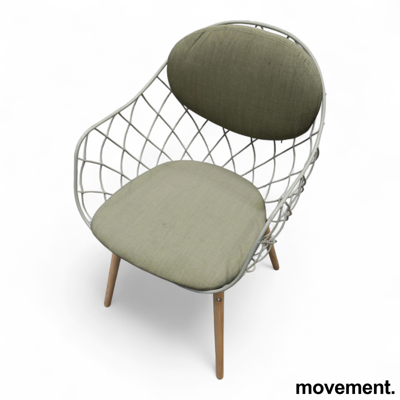 Pina Chair Grønt stoff (Kvadrat - 2 / 3