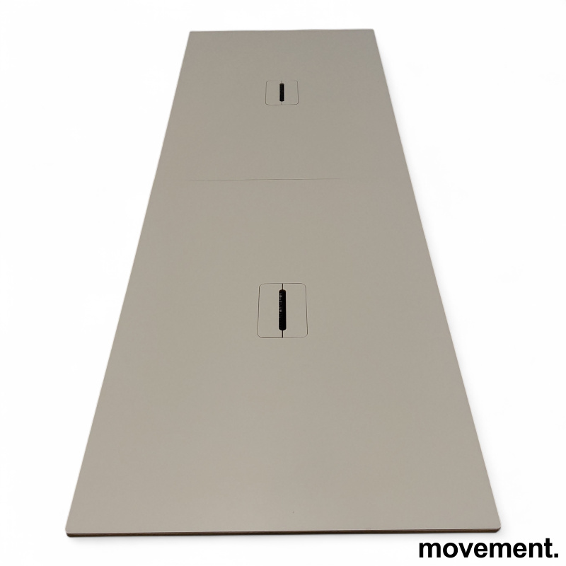 Møtebordsplate 300x100cm Hvit - 2 / 2