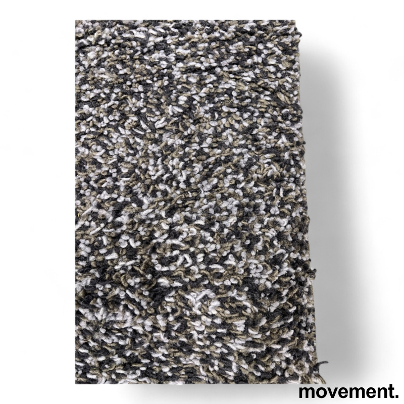 Gulvteppe 500x300cm Sort, hvit og