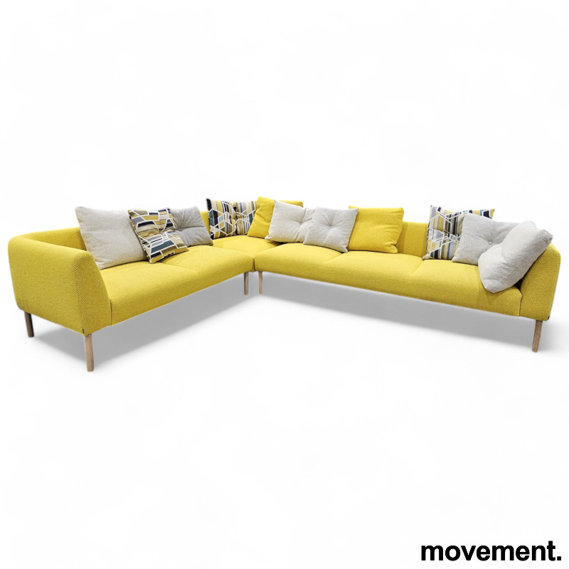 Nooa hjørnesofa 2+4 seter Gult - 1 / 7