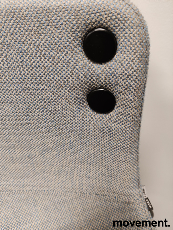 Con barstol 78cm Grå stoff med blå - 2 / 2