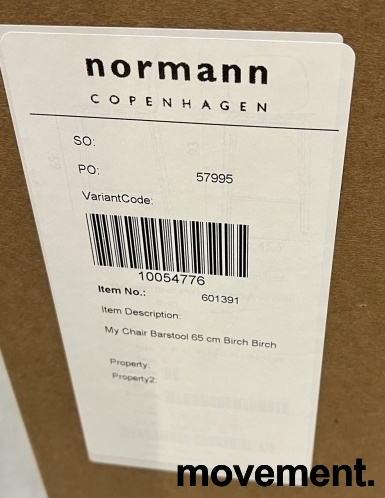 My Chair wood barstol 65cm Bjerk - 3 / 3