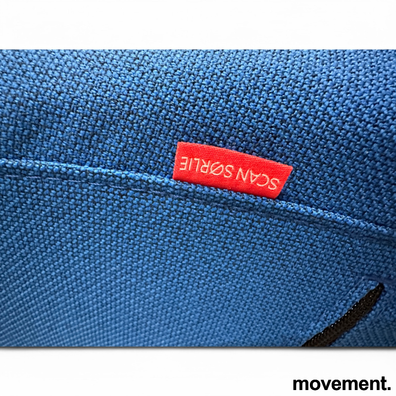 Size loungestol Blått stoff(Kvadrat - 3 / 3