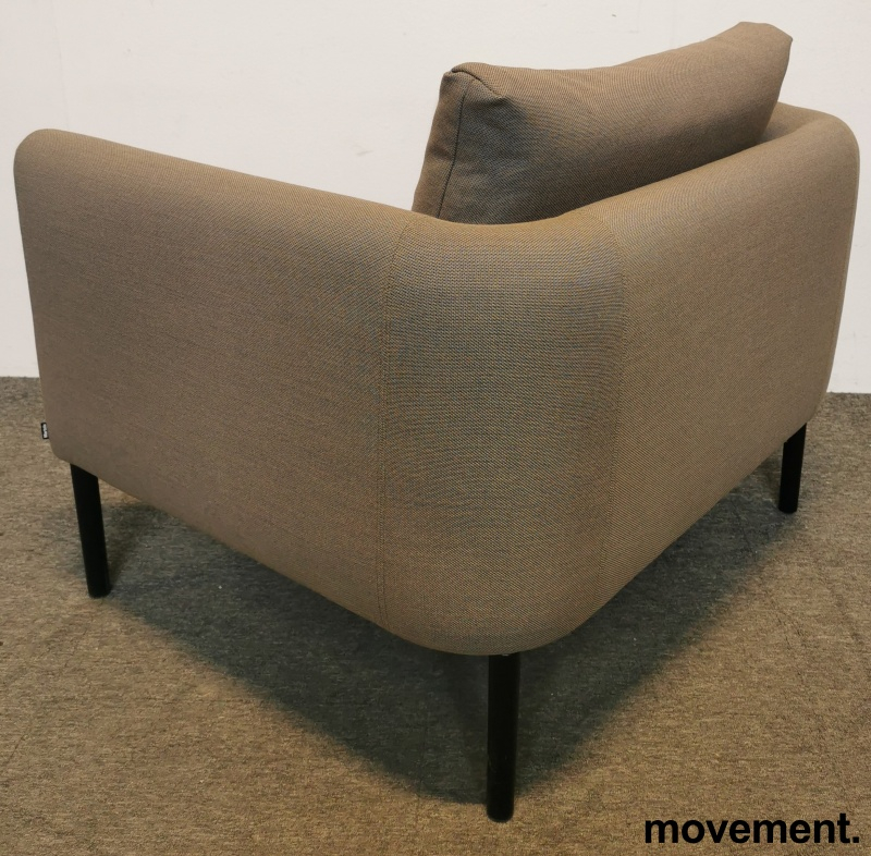 Nooa Grått stoff med blåskjær, Pent