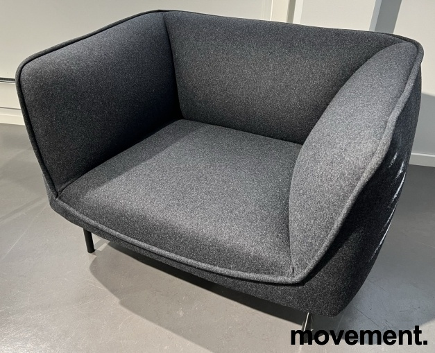 Gather Mørk grå ullmiks, - 1 / 2