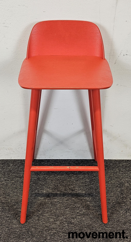 Nerd barstol 75cm Rødorange, Pent - 2 / 5