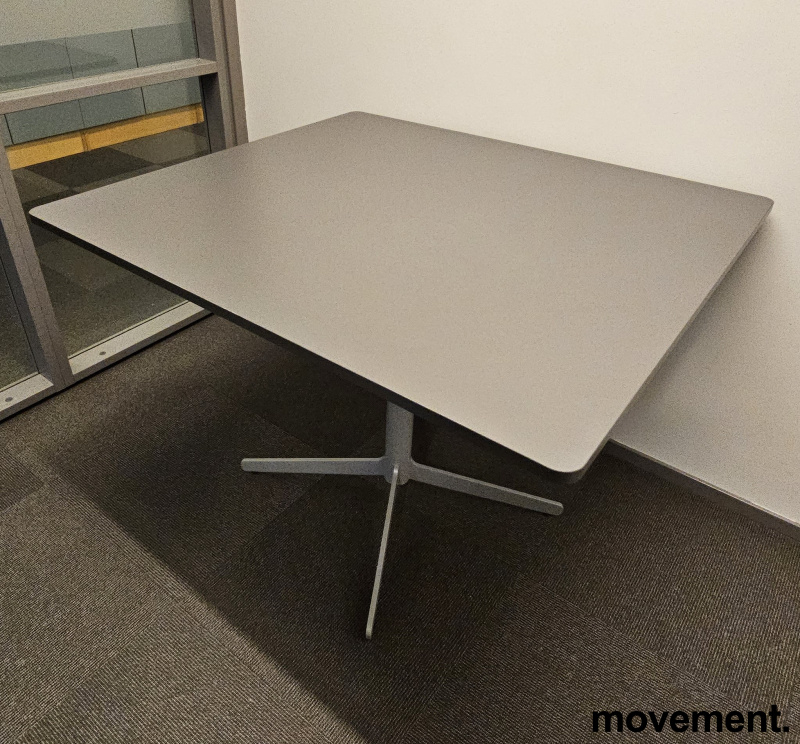 Feather 100x90cm Mørk grå laminat,