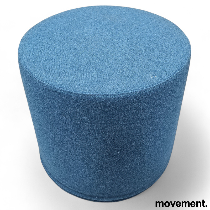 Drum pouf small Blått stoff, Pent - 2 / 2