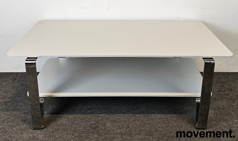 Cosmo 133x65cm Hvit laminat, krom, - 2 / 3