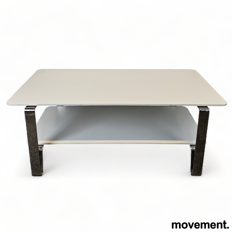 Cosmo 133x65cm Hvit laminat, krom, - 1 / 3