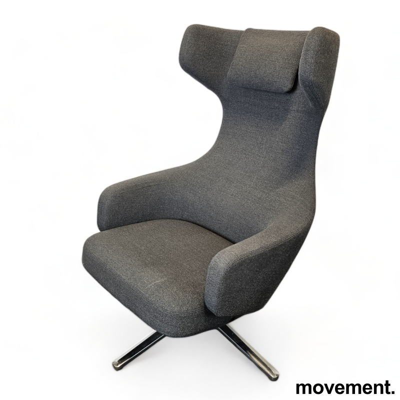 Grand Repos Grått stoff, polert