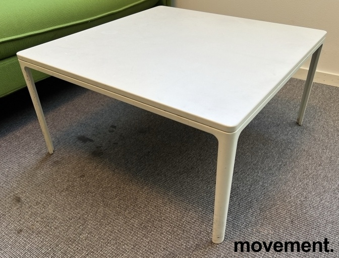 Plate table 71x71cm Hvit, Brukt