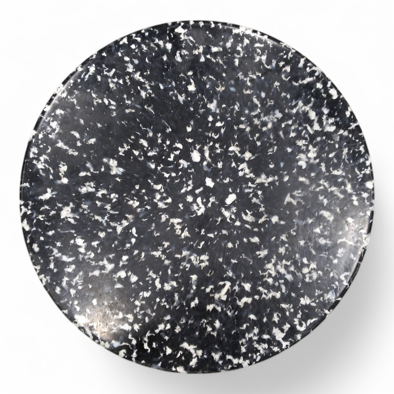 Bit Stool Cone Black / White,