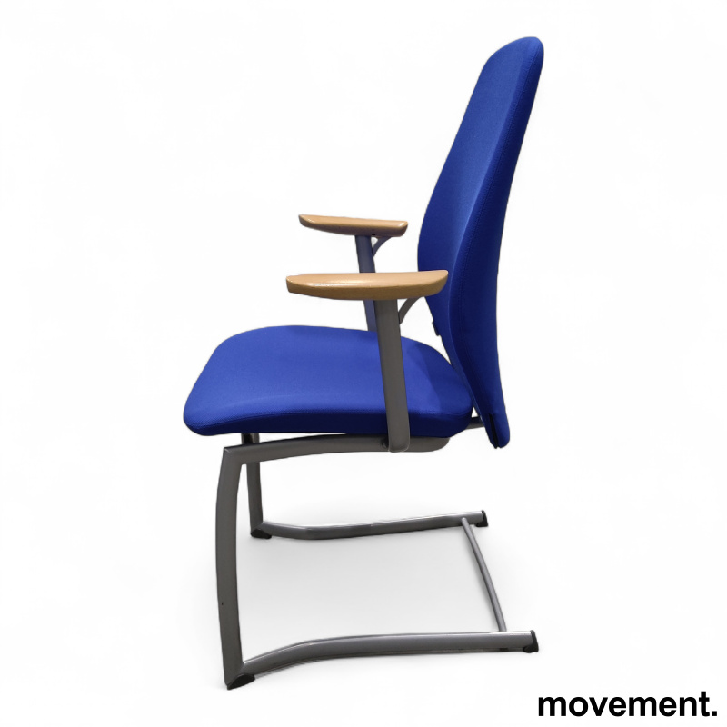 Plus 377 med armlene Blått stoff, - 1 / 2