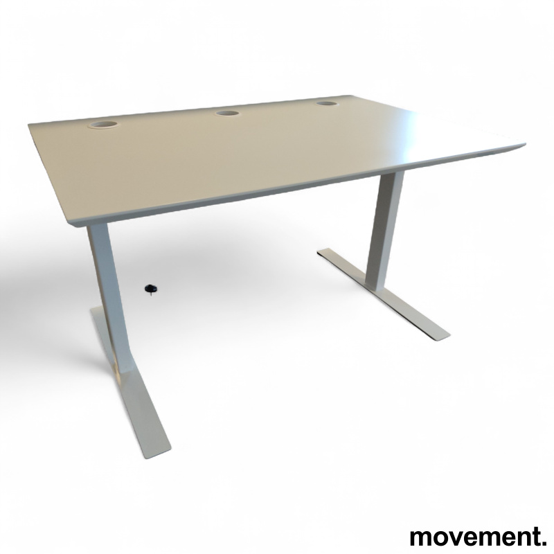 Delta 120x80cm Hvit laminat, - 1 / 2