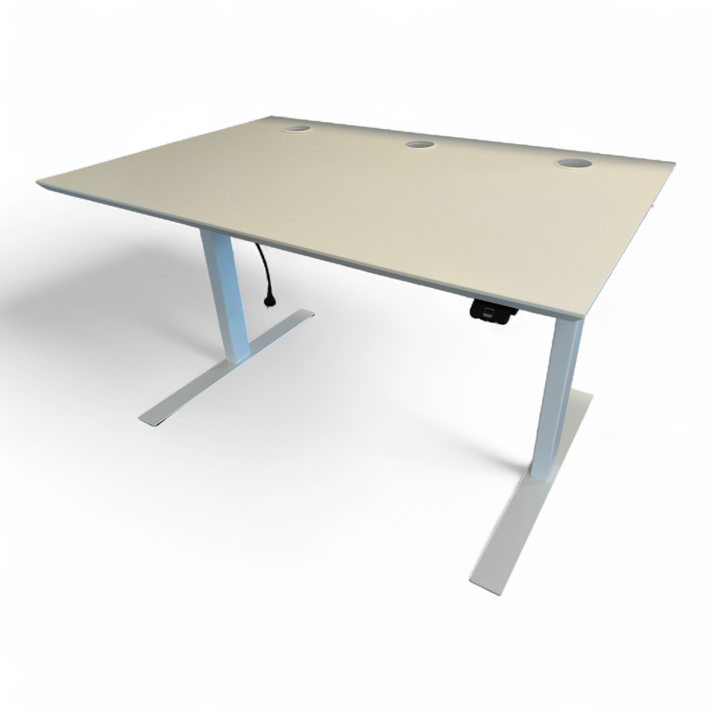 Delta 120x80cm Hvit laminat,