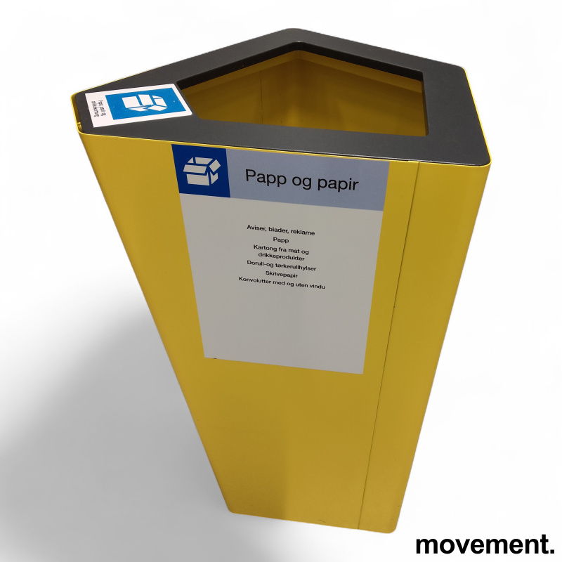 Kite Gul fraksjon sort lokk, papir, - 1 / 2