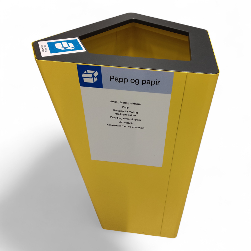 Kite Gul fraksjon sort lokk, papir,