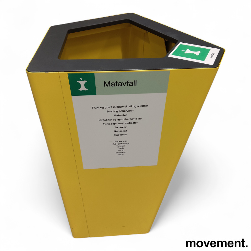 Kite Gul fraksjon, sort lokk, - 1 / 2