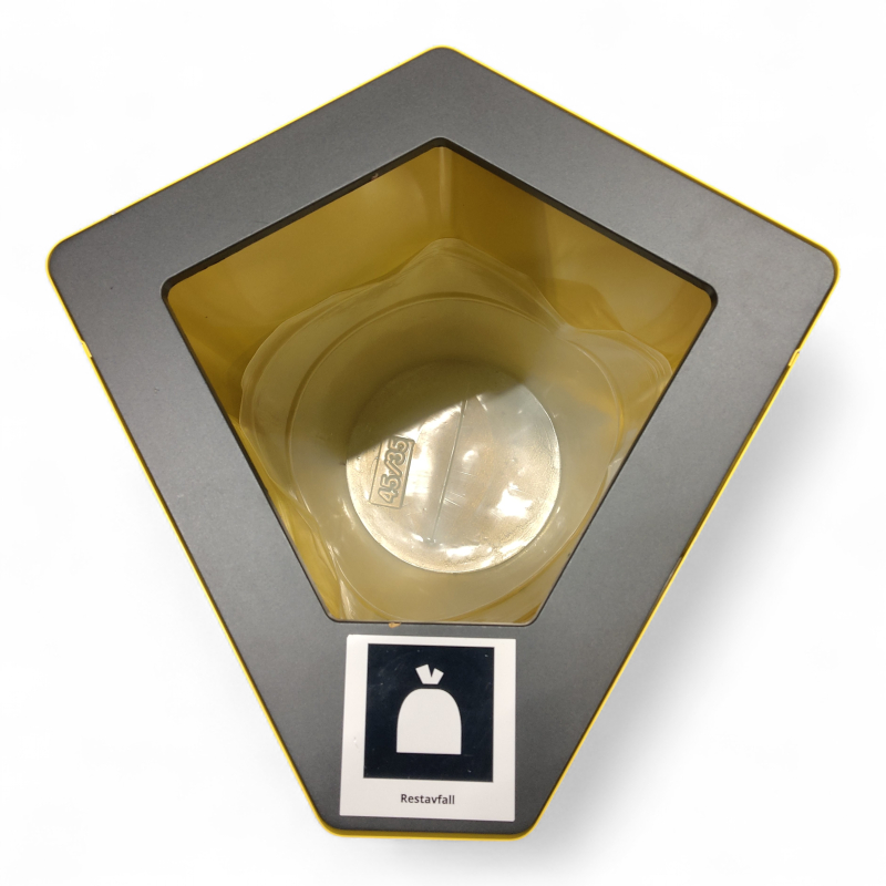 Kite Gul fraksjon, sort lokk,