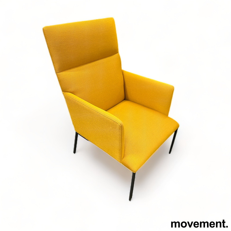 Tondo highback loungestol Gult