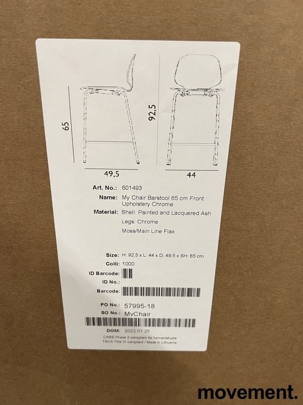 My chair wood barstol 65cm,